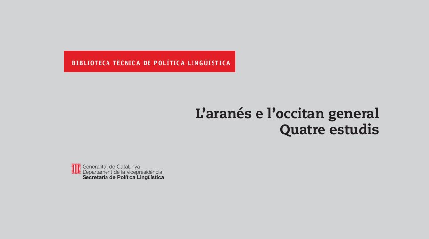 L'aranés e l'occitan general