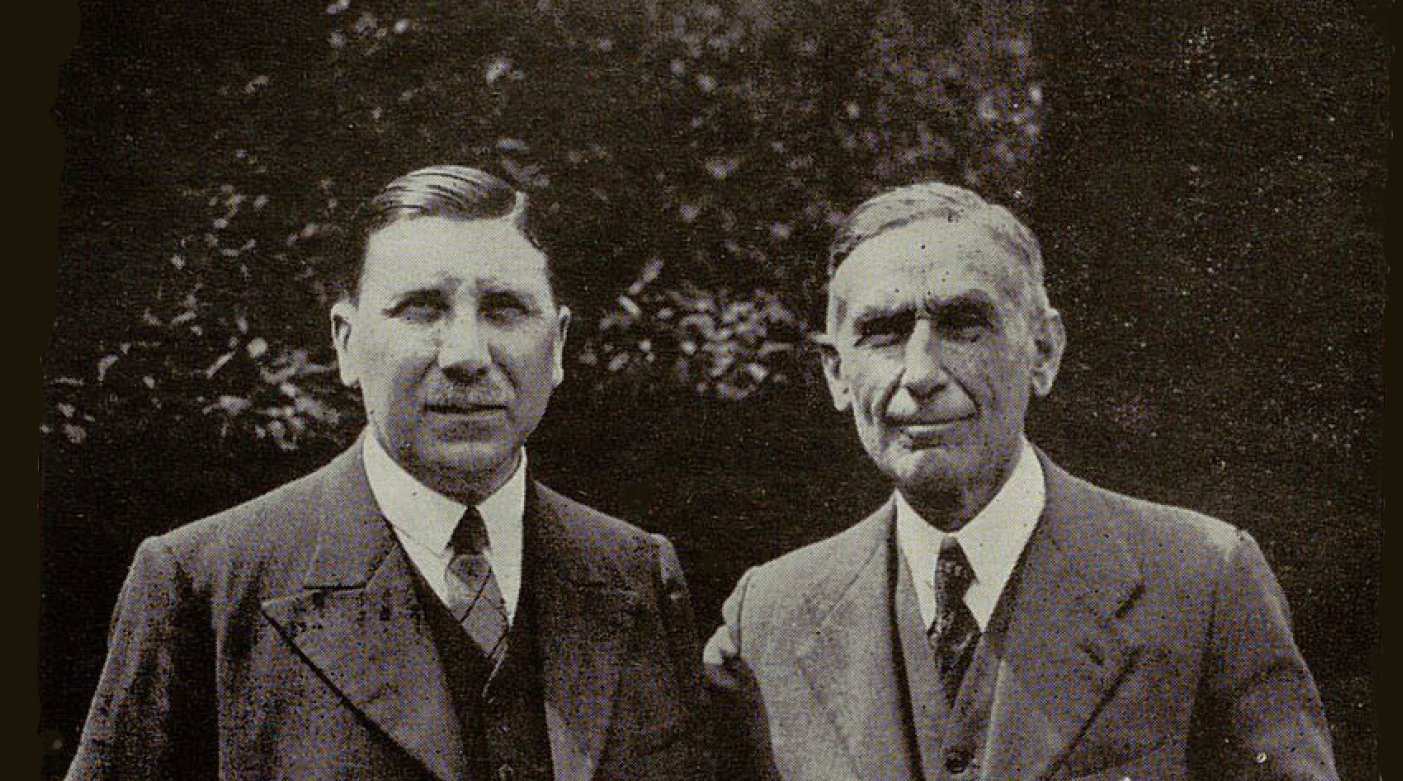 Loís Alibèrt e Pompeu Fabra en 1933