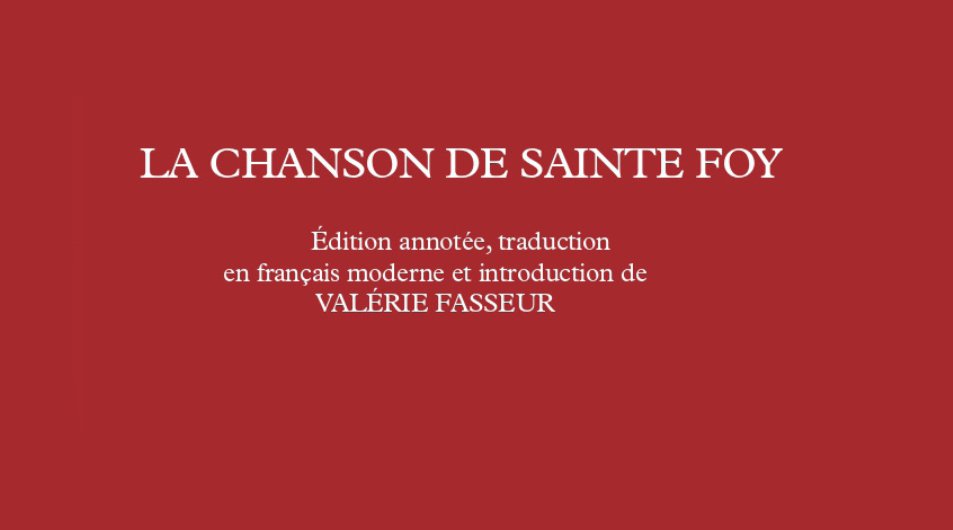 La Chanson de sainte Foy